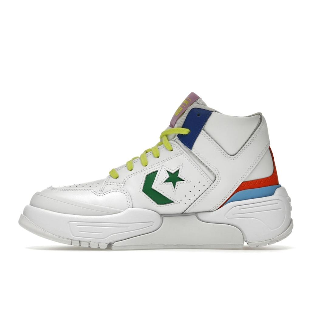 Converse Кроссовки унисекс Weapon CX Mid Vegas Lights белые Game-Royal Green A02523C