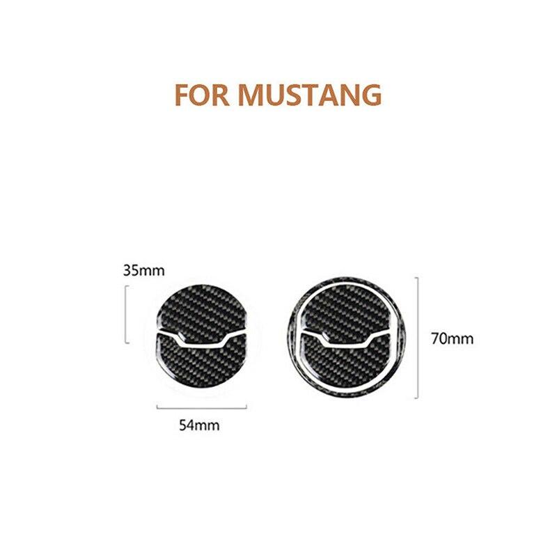 Для Ford Mustang 2015-2020 Накладка на дефлектор вентиляции салона из углеродного волокна Аксессуары для украшения автомобиля