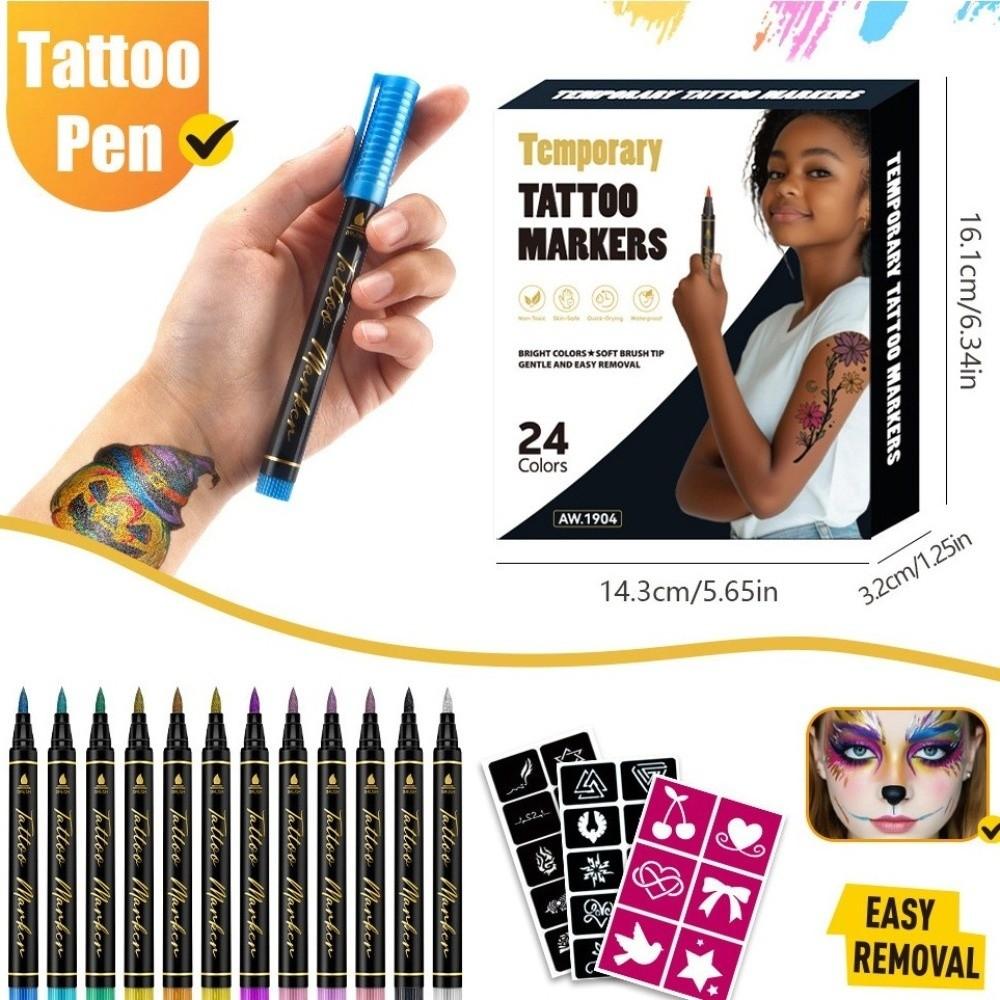 DIY Tattoo Pen Temporary Disposable Skin Painting Gifts Children's Drawing Pen