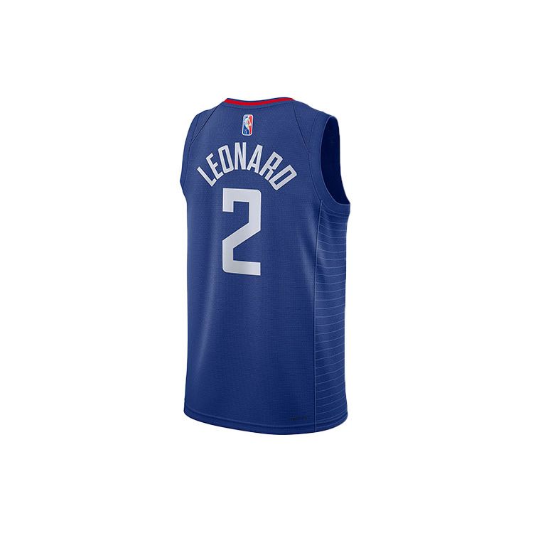 Nike Ретро быстросохнущая баскетбольная майка NBA SW Fan Edition Los Angeles Clippers Leonard 2 мужская майка синяя DB3575-400