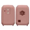 Kwmobile Чехол для ключа автомобиля Suzuki Keyless Go Силиконовый Чехол от падения ключа Ключ от машины Античный Розовый Матовый 2-кнопочный - Чехол, Защита, -