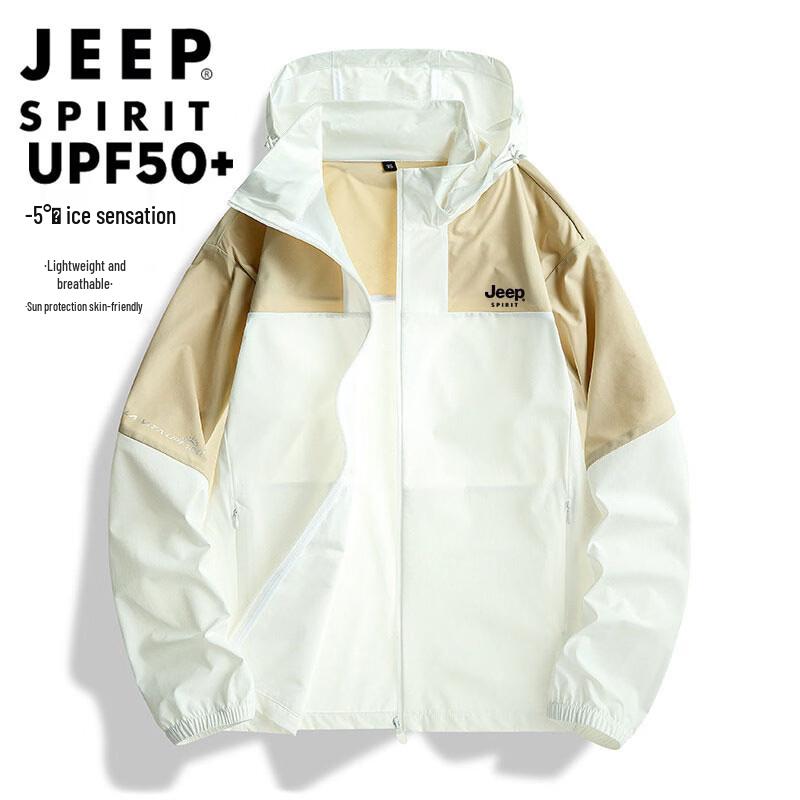 Мужская солнцезащитная куртка JEEP SPIRIT из ледяного шелка