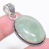 Natural Aquamarine Gemstone 925 Sterling Silver Jewelry Pendant 1.85" A7M34
