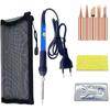 Adjustable Temperature Electric Soldering Iron Kit 220V 110V 60W 80W Welding Solder Rework Station Heat Pencil Tips Repair Tool