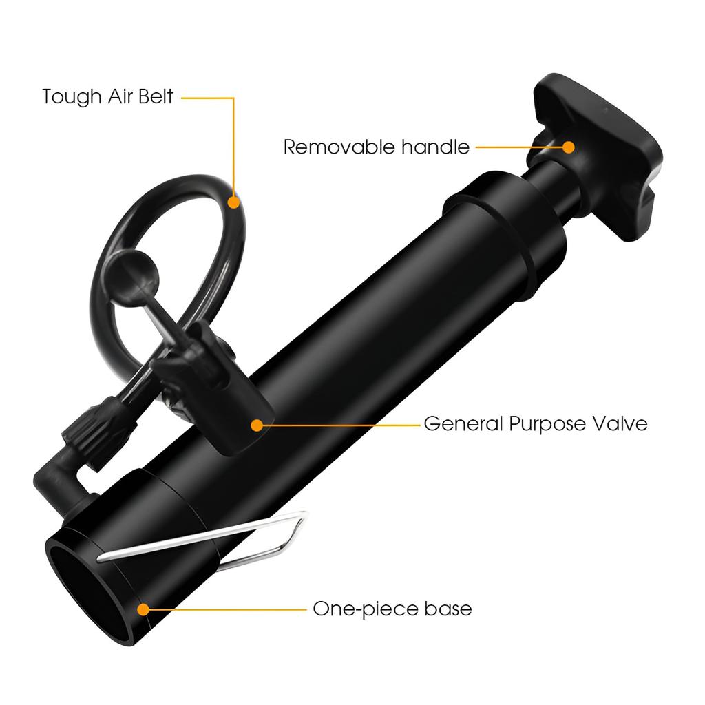 Manual Bicycle Air Pump Portable Bicycle Tire Air Pump Floor Air Pump Suitable for Bicycle Tires Ball Inflation