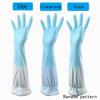 Accessories Waterproof Wash Dishes Cleaning Warm Household Gloves Rubber Gloves Long Sleeve Kitchen