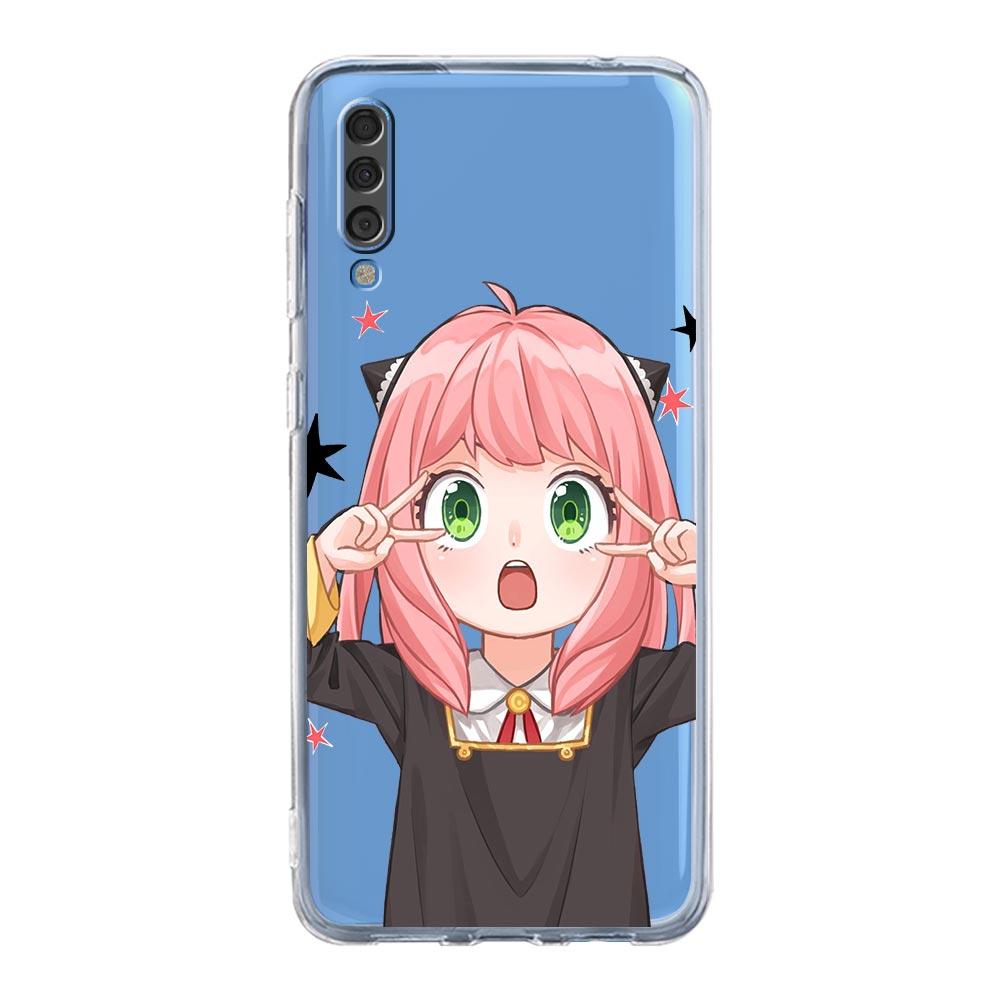 Чехол для телефона Spy x Family Anya Forger с аниме для Samsung Galaxy A50 A70 A30 A40 A20E A10 A10S A20S A02 A04s A12 A22 A32 A52S A72 5G