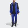 Adidas Originals Insley Colorblock Logo Sports Hooded Jacket Men Outerwear Blue DU8336