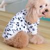 Winter Vest Two-legged Dog Shirt Warm O-neck Pet Plush Puppy Sweater Clothes