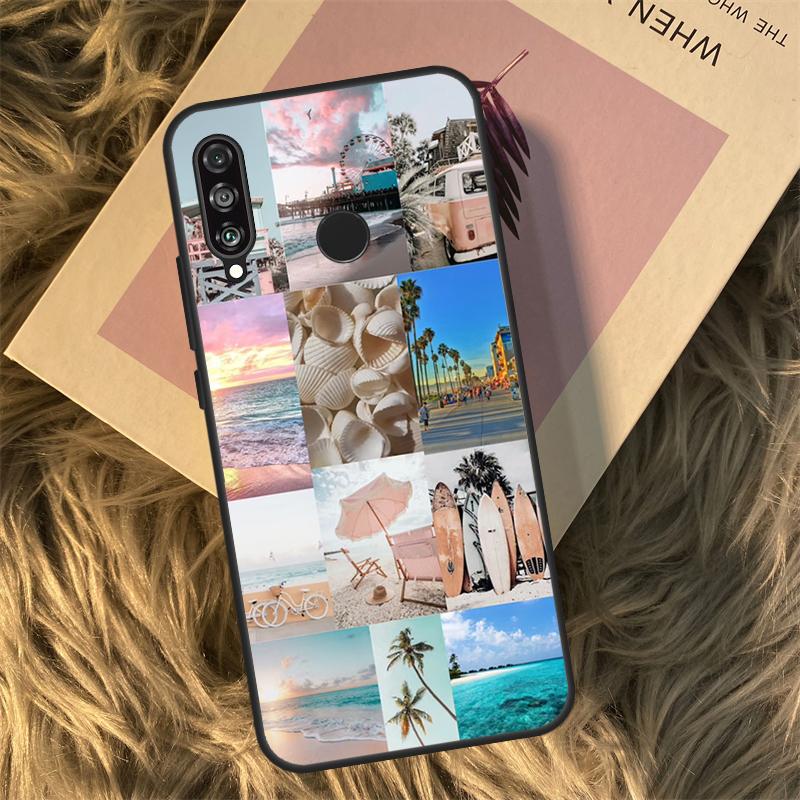 Пляжное настроение Для Huawei Nova 9 10 SE 3i 7i 8i 11i 12i Y60 Y61 Y70 Y72 Y73 Y90 Y91 P20 P30 P40 Lite Чехол