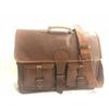 Handcrafted Men's Genuine Leather Vintage Laptop Messenger Briefcase Bag Satchel