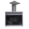VEVOR Airbrush Spray Booth, Portable Hobby Airbrush Paint Spray Booth Kit with 4 LED Light, Powerful Dual Exhaust Fans