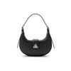 New CHARLES&KEITH PU Crescent Bag, Shoulder Bag Small Women's Noir Black/Chalk White/Cognac Light Umber/Pewter Tin Gray CK2-50271205