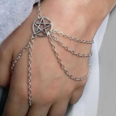Изысканный браслет с пятиконечной звездой для европейских и американских женщин - новый весенний дизайн