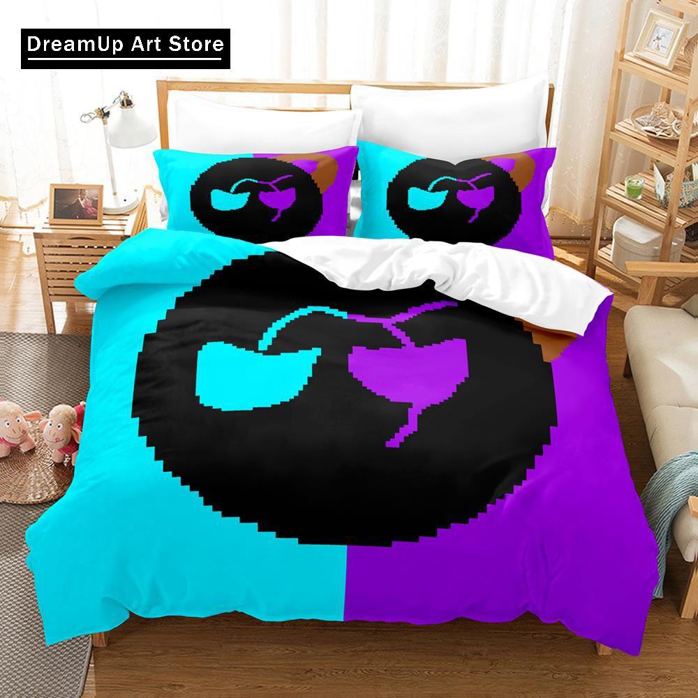 3D-принт модный комплект постельного белья Tanqr Merch для мальчиков и девочек, двуспальная кровать, полноразмерный пододеяльник, наволочка, кровать для взрослых, спальня