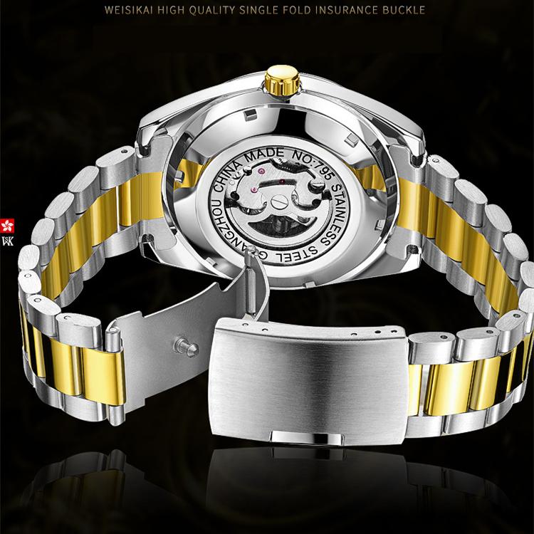 Новые роскошные мужские часы высшего бренда с коробкой Tusso Flying Wheel, водонепроницаемые автоматические мужские механические часы