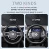 vcxja9 Suitable for Leapmotor Carbon Fiber Texture Steering Wheel Cover, Snap-On Wave-Shaped Sports Design Protective Shell for Models T03 C10 B10 