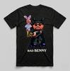 Bad Bunny милый принт Новый унисекс футболка унисекс с круглым вырезом 100% хлопок короткий рукав Y2k оверсайз популярная модная футболка подарки для фанатов