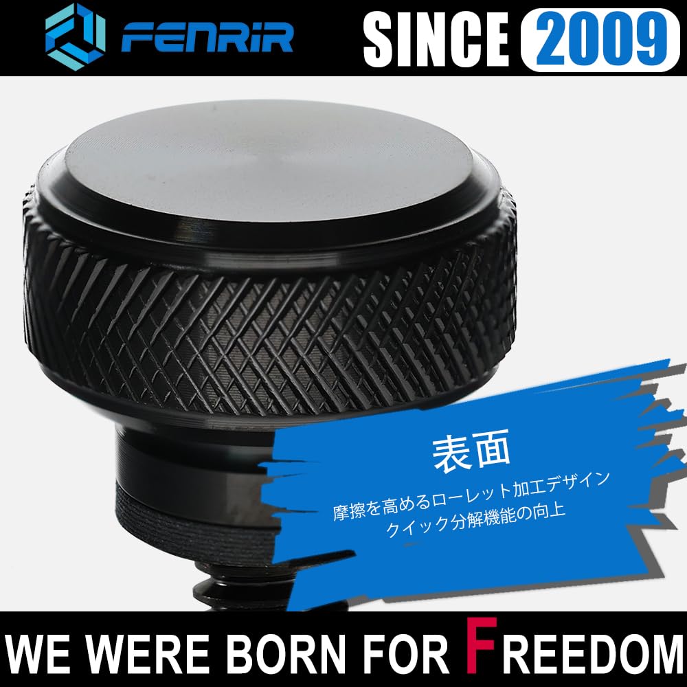 FENRIR Motorcycle Quick Release Seat Bolt Screw 304 Stainless Steel