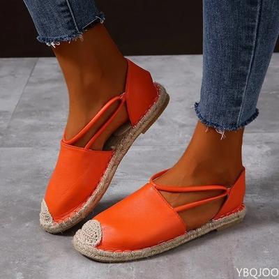 Женские эспадрильи на платформе, флоковые туфли, тапочки, женская повседневная обувь, дышащая льняная конопляная парусиновая обувь