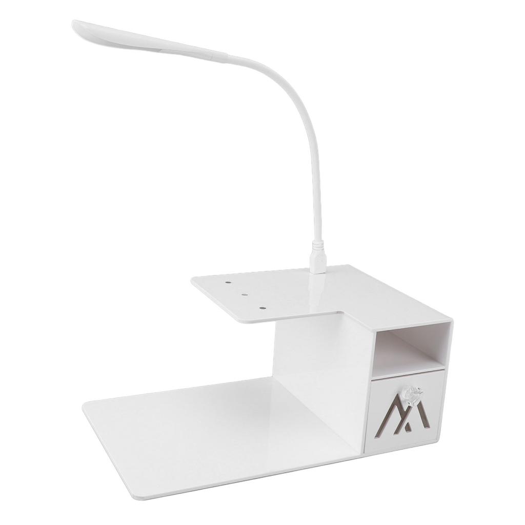 Eyelash Extension Pillow Shelf with LED Light Rechargeable Acrylic Lash Grafting Makeup Workbench