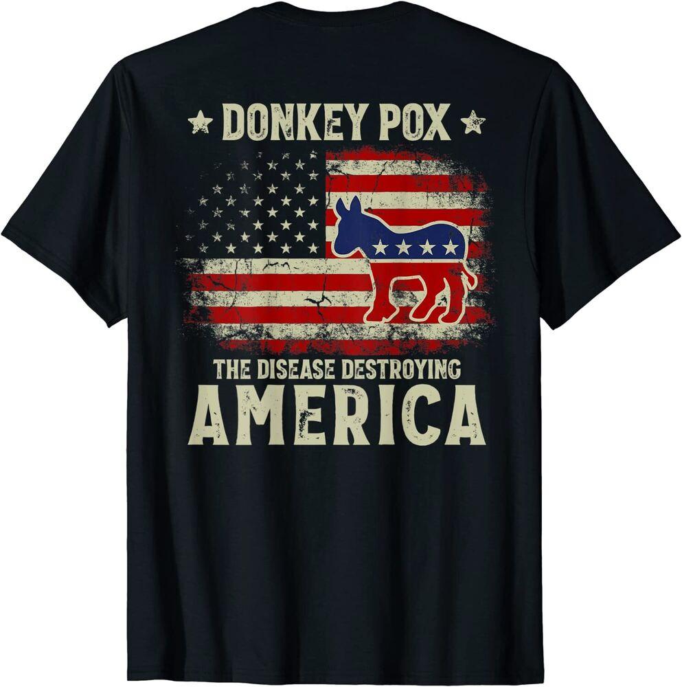 Байденская оспа, футболка унисекс «Болезнь, уничтожающая Америку»