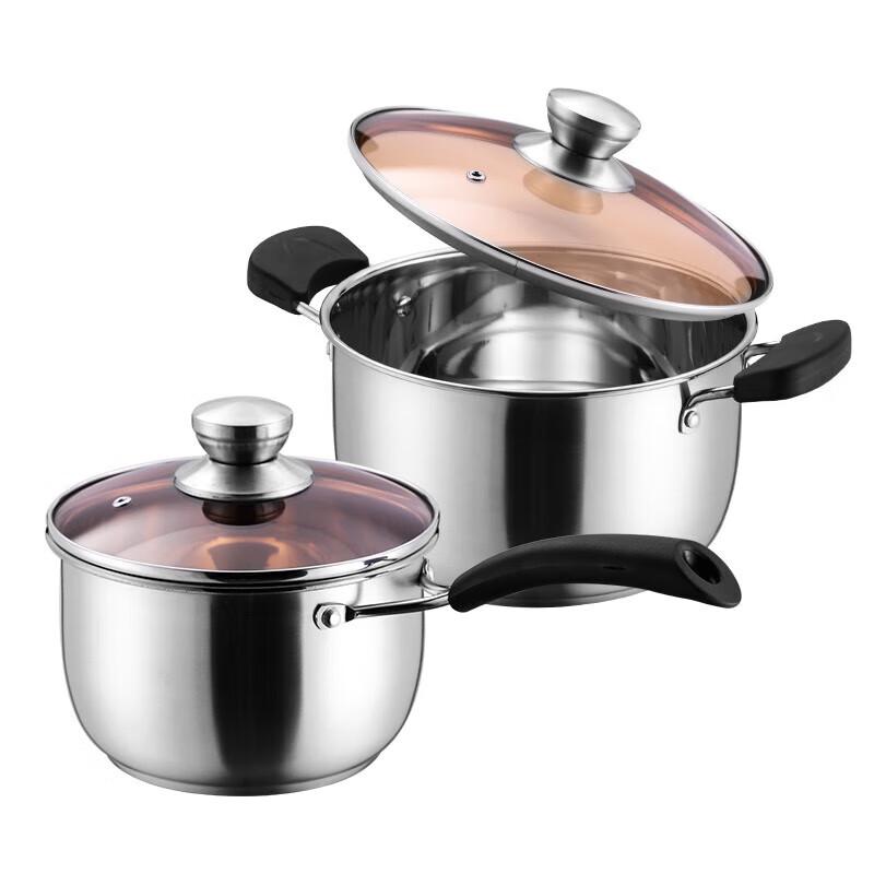 ADNENY Odin 2-Piece Stainless Steel Pot Set