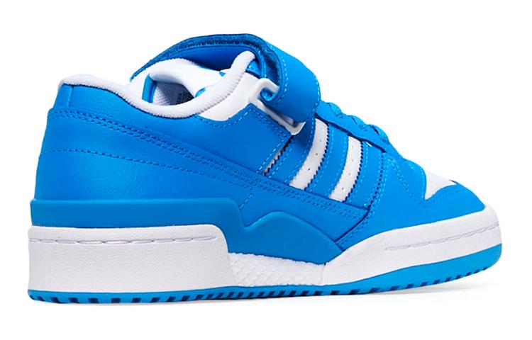 adidas Оригинальные FORUM Искусственная кожа Устойчивые к истиранию Низкие кеды для скейтборда Синие Белые Унисекс GX9697