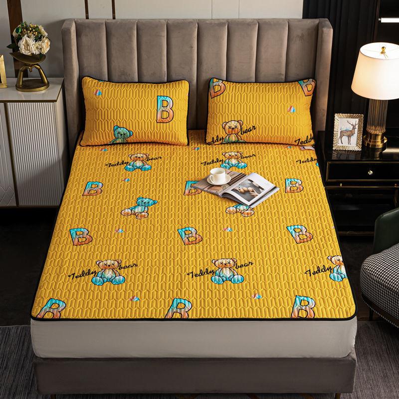 Мягкое постельное белье из хлопка высокого качества, наматрасник, утолщенное стеганое покрывало, эластичные простыни, простыня на подкладке