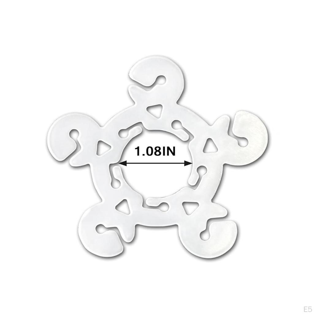 100x Balloon Clips Bulk Decorative Holder for Wedding Birthday Event