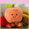 Jellycat Peach Pink Plush Toy Cute Stuffed Doll Bag Pendant Gift Decoration