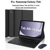 Чехол-клавиатура для Samsung Galaxy Tab A9 Plus 11 дюймов, для планшета Samsung Tab A9+ 11 дюймов, чехол с отсеком для стилуса, Bluetooth-клавиатура