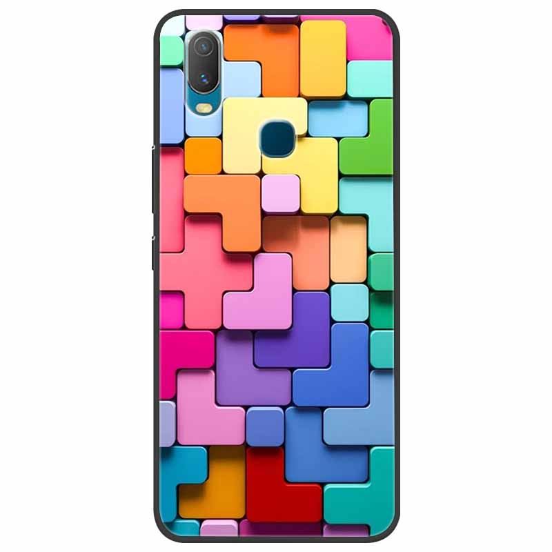 Чехол для Vivo Y11 2019 6,35" Роскошный Мягкий Силиконовый ТПУ Задняя Крышка Чехлы для Телефона для Vivo 1906 VivoY11 2019 Y 11 Защитный Новый Funda