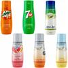 Набор из 6 сиропов SodaStream Mirinda + 7UP + Лимон-Лайм + Грейпфрут + Апельсин-Манго + Лимонад