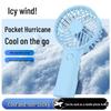 USB Rechargeable Portable Mini Handheld Fan with Phone Holder