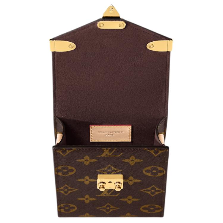 Louis Vuitton Чехол для телефона MéTis Коричневый Канвас с монограммой Женские сумки M13572
