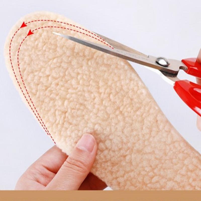 Масштабируемые Стельки для сохранения тепла Подкладка для обуви Удобная зимняя мягкая