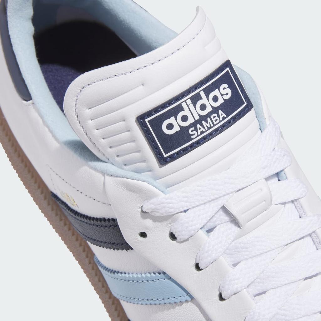 adidas Originals Golf Samba Golf Full Grain Leather JP8650 Unisex Originals Sneakers Cloud White / Night Indigo / Clear Sky