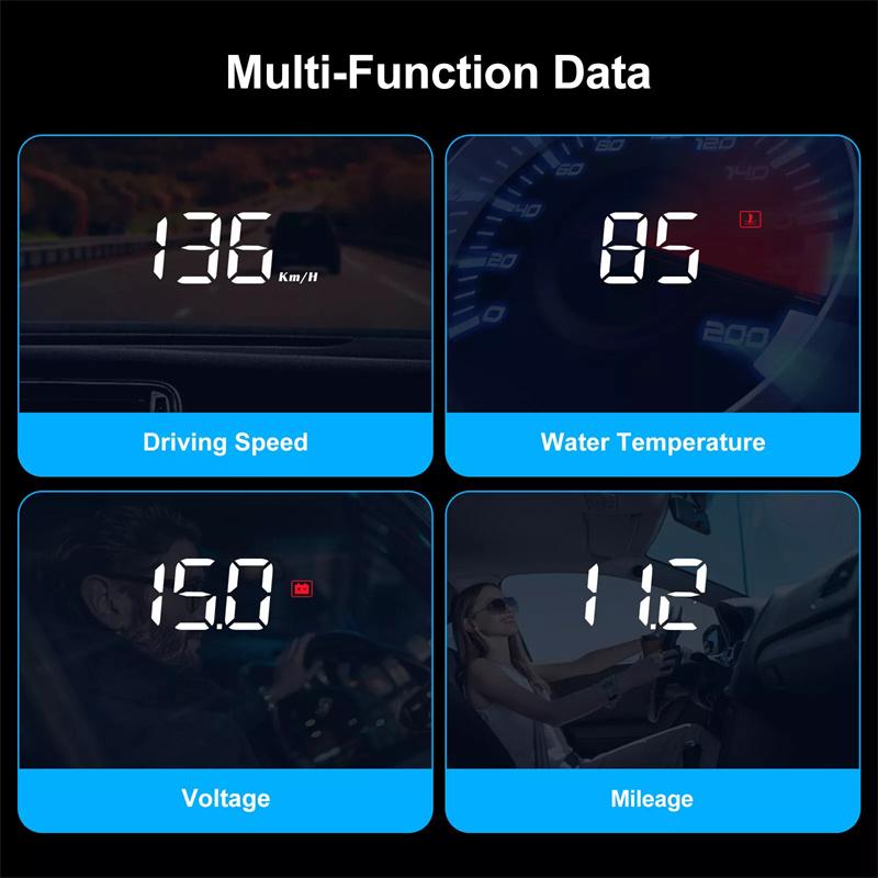 M3 Hud Проектор на лобовое стекло ОбД2 Бортовой компьютер Скорость Проектор ОбД2 Автоматическое включение Автомобильные аксессуары