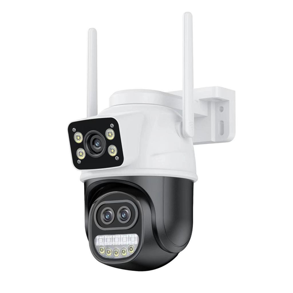 ICSEE Двойной экран 9MP 5x Zoom HD WiFi Беспроводная камера видеонаблюдения Бинокуляр