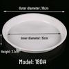 Thickened Round Plastic Flower Pot Water Tray - Large Draining Base for Succulents & Golden Pothos.