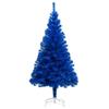 Artificial Christmas Tree with Stand Blue 210 Cm PVC