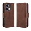 Для OPPO Reno 13 5G Global Flip Leather Case Skin Luxury Wallet Multi-card slot Cover Book Cover For OPPO Reno 13 5G Phone Bags