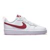 Nike Детские кроссовки Court Borough Low 2 GS White Dark Beetroot BQ5448-120