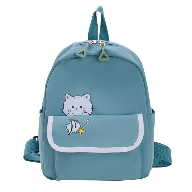 Cute Lightweight Nylon Kids Backpack Adorable Cartoon Design For Boys And Girls