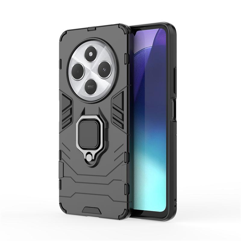 Для Xiaomi Poco C75 Чехол Противоударная Броня Магнитная Присоска Подставка Полная Защита Края Задняя Крышка Для Чехла Poco C75 Для Poco C75 6,88 дюйма