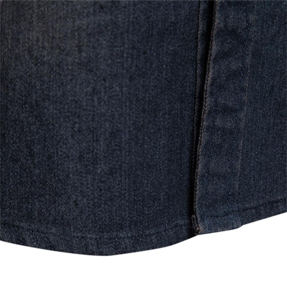 AIOPESON мужские джинсовые рубашки хлопковые эластичные качественные рубашки с длинными рукавами мужская мода повседневная приталенная мужская дизайнерская одежда