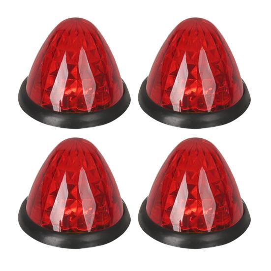 Светодиодные фонари-арбузы Насыщенный цвет Бамперные фонари Высокояркие Боковые габаритные фонари прицепа Фонари указателей поворота для полуприцепа