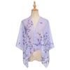 Thin Chiffon Scarf Floral Print Female Wrap Shawls New Beach Scarves  Spring