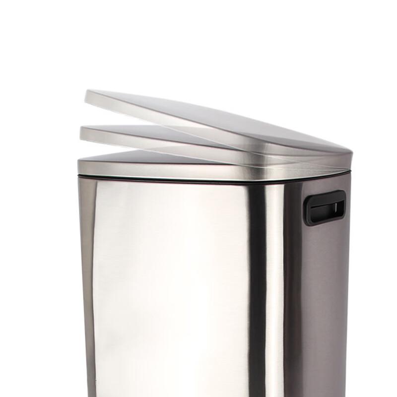 Kelibang 50L Stainless Steel Foot Pedal Recycling Bin